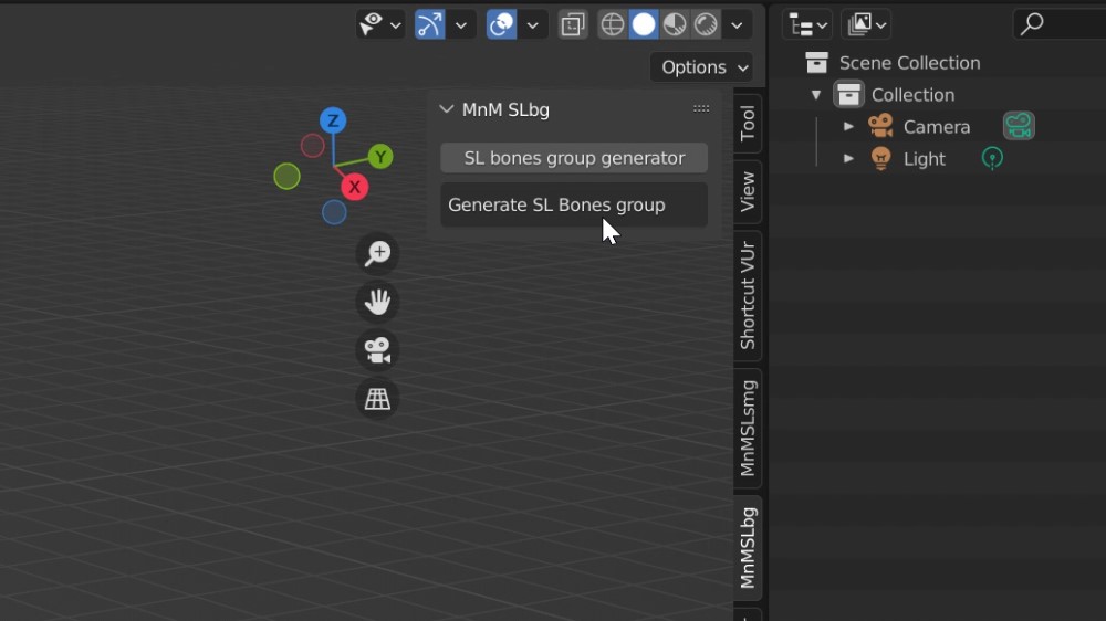 SL bones group generator available