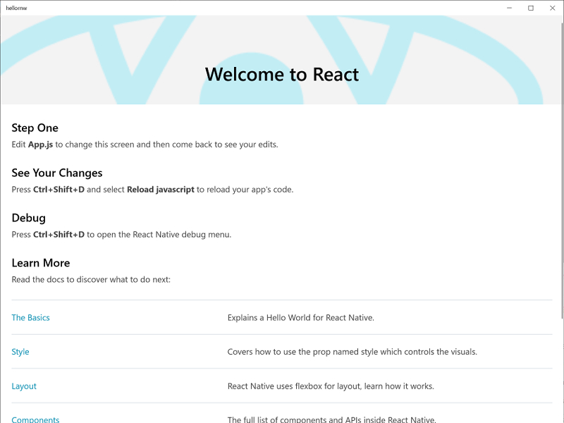 Welcome to React